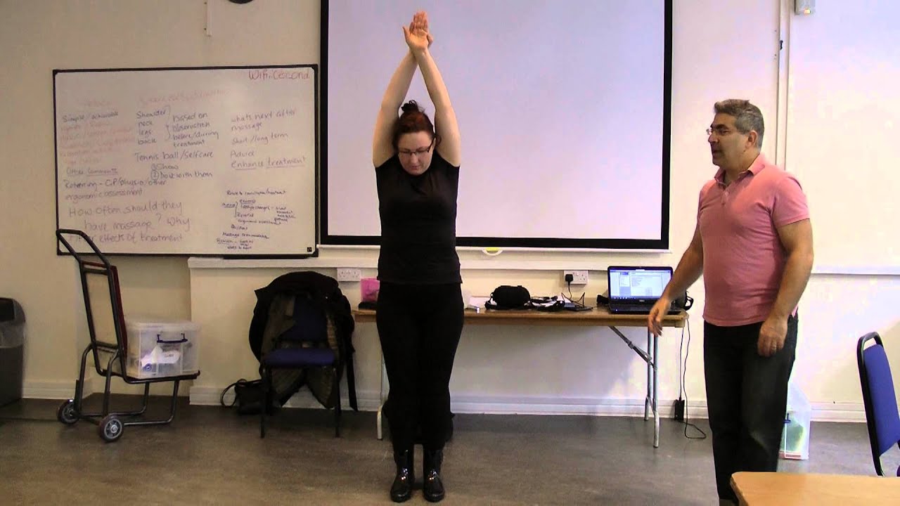 upper back and shoulder stretch