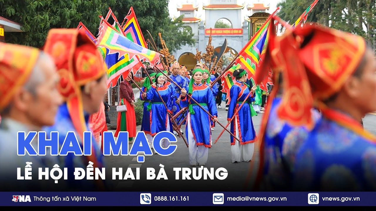 Phó Chủ tịch nước Võ Thị Ánh Xuân phát biểu tại Lễ khai mạc Lễ hội đền Hai Bà Trưng - VNA