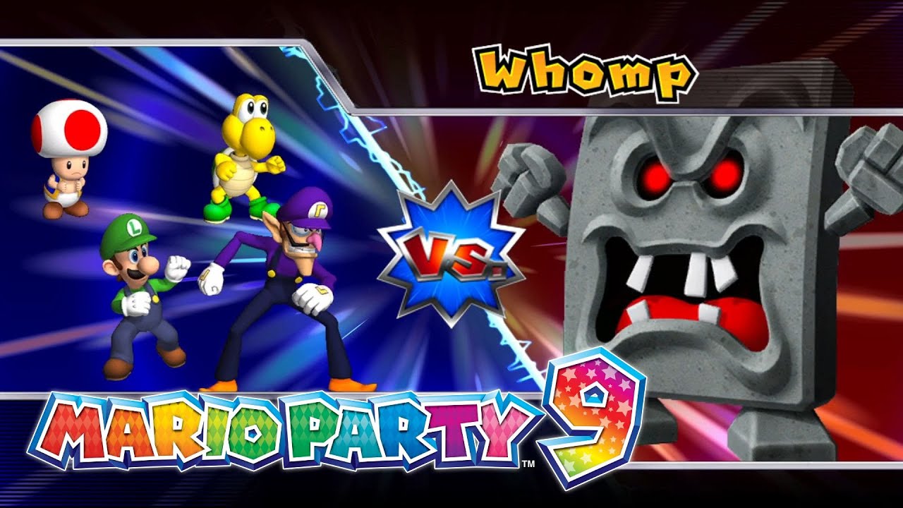 Mario Party 9 - Boss Rush // Waluigi, Koopa Troopa, Luigi, Toad [Master Difficulty]