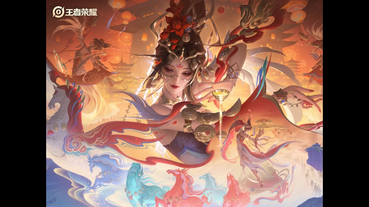 Diao Chan / Lauriel LNY Skin 2026 - Honor of Kings Grandmaster Rank.