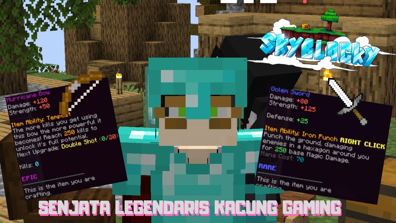 Senjata LEGENDARIS di Kalangan KacungGaming!! | Minecraft SkyBlock Indonesia