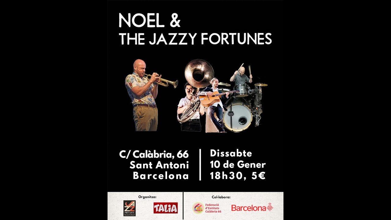 Concert Swing: Noel & the Jazzy Fortunes – Concert amb Ball 10 gener 2026