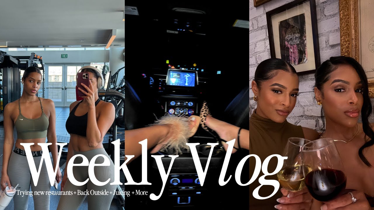 WEEKLY VLOG | Balanced Lifestyle + Going out in LA + Shipping Orders + Gym routine + Juicing + More!