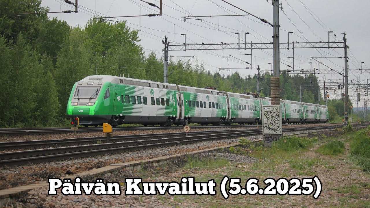Päivän Kuvailut (5.6.2025) || Pendolino Plus & kiskojunia