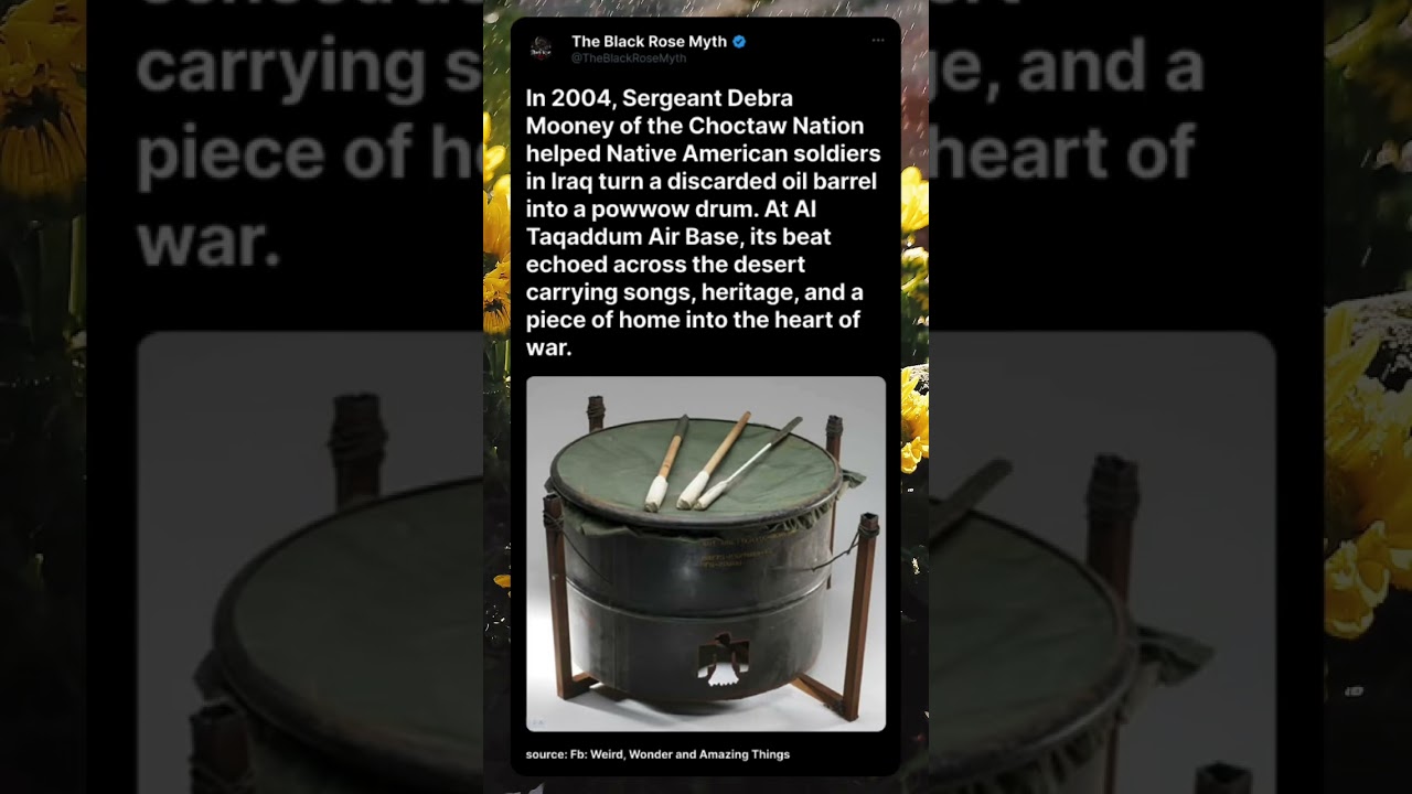 The Soldiers Who Turned a War Barrel Into a Sacred Drum