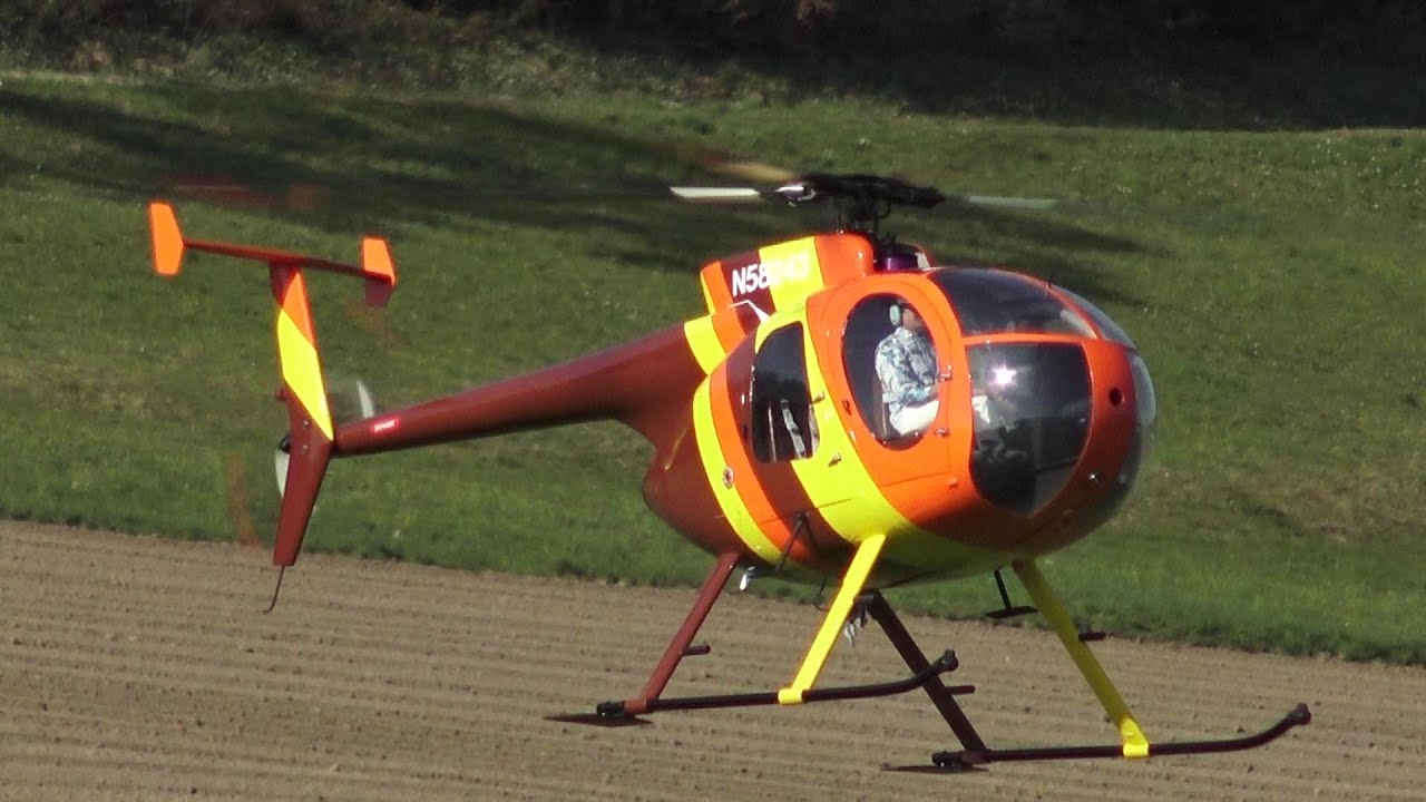 Magnum.PI is back RC Scale Helicopter Model Hughes 500