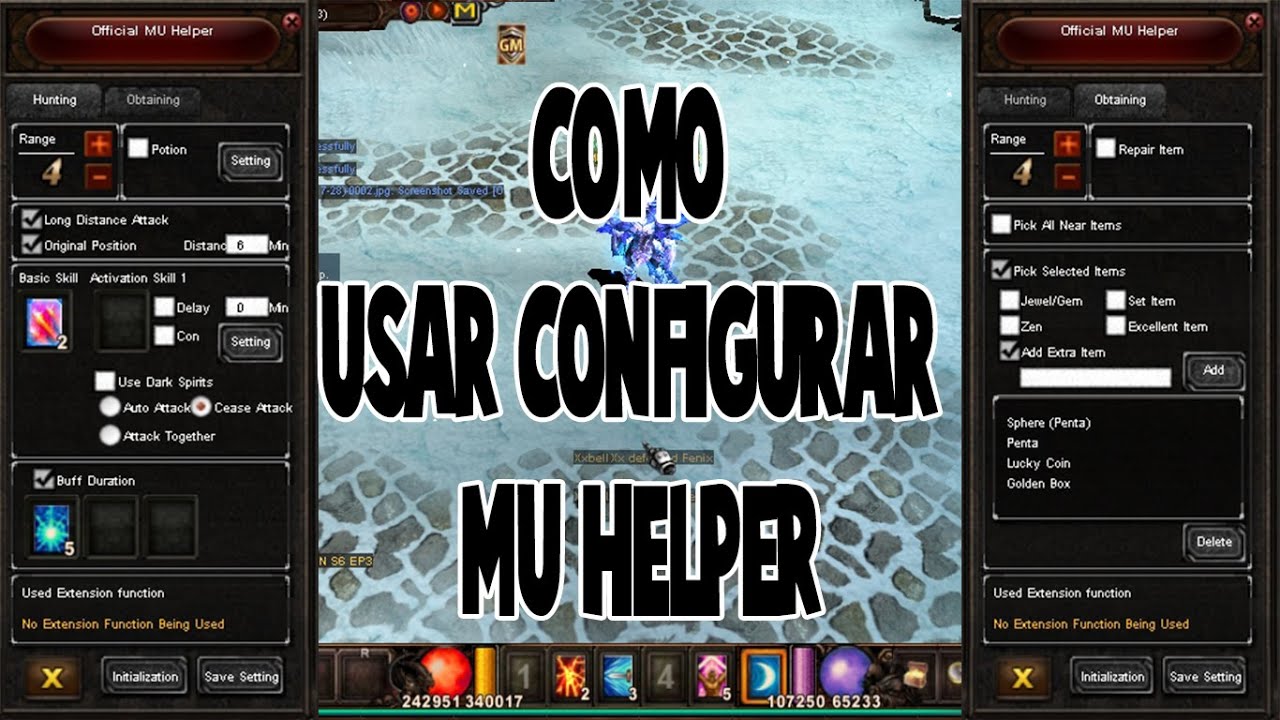 [GUIA] COMO USAR/CONFIGURAR MU HELPER - MU OMICRON S6 EP3