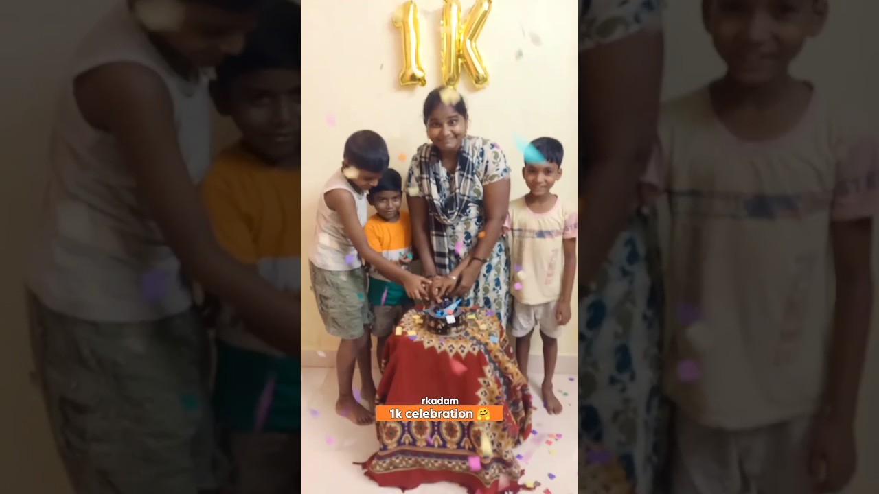 1k celebration 🎊 #shorts #1k