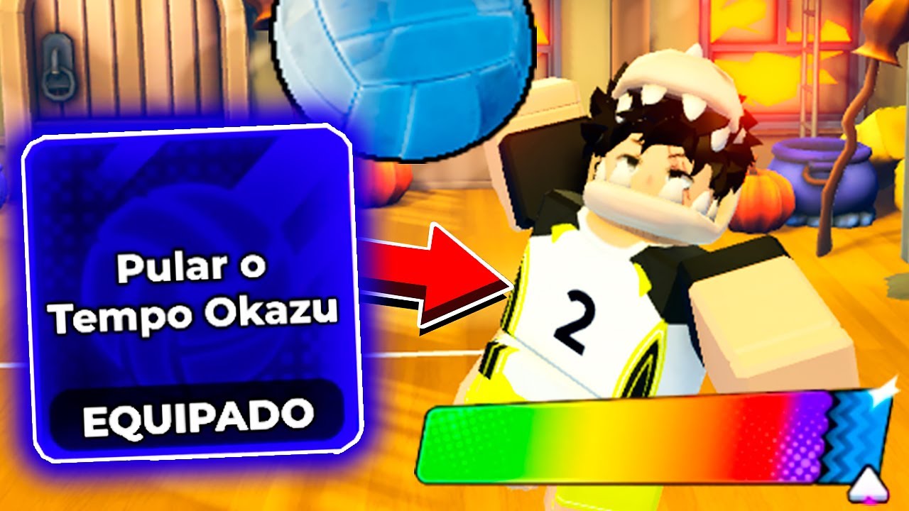 Volleyball Legends: peguei o estilo secreto Timeskip Okazu. Vale a pena?