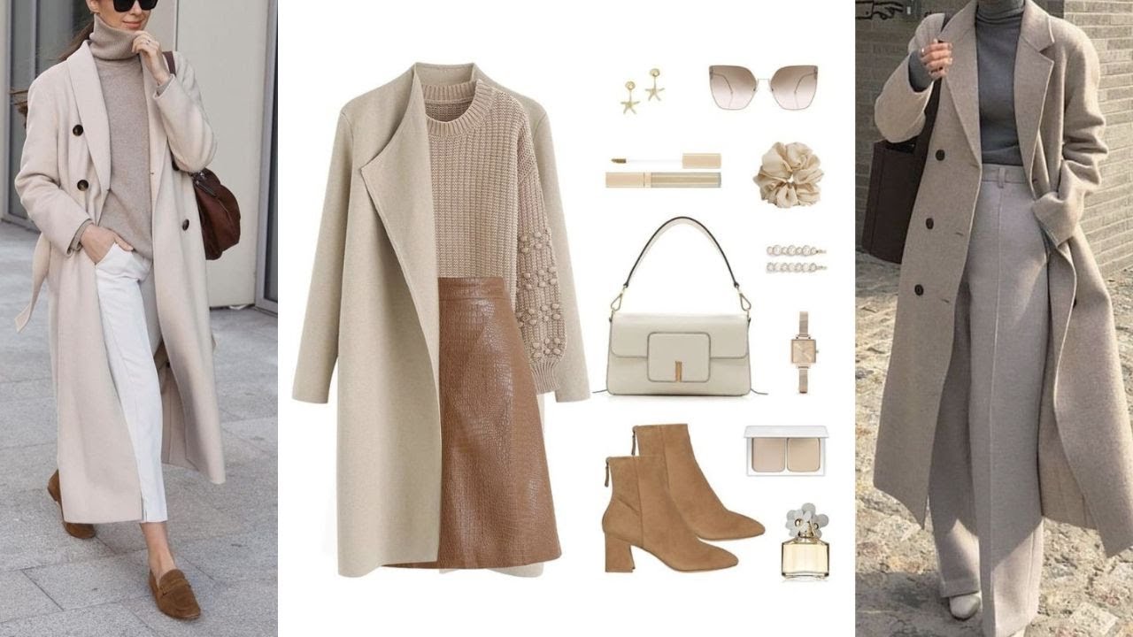 ABRIGOS BEIGE OUTFITS INVIERNO 2022🔅BEIGE COATS OUTFITS WINTER 2022💖LOOKS INVIERNO CON ABRIGO BEIGE