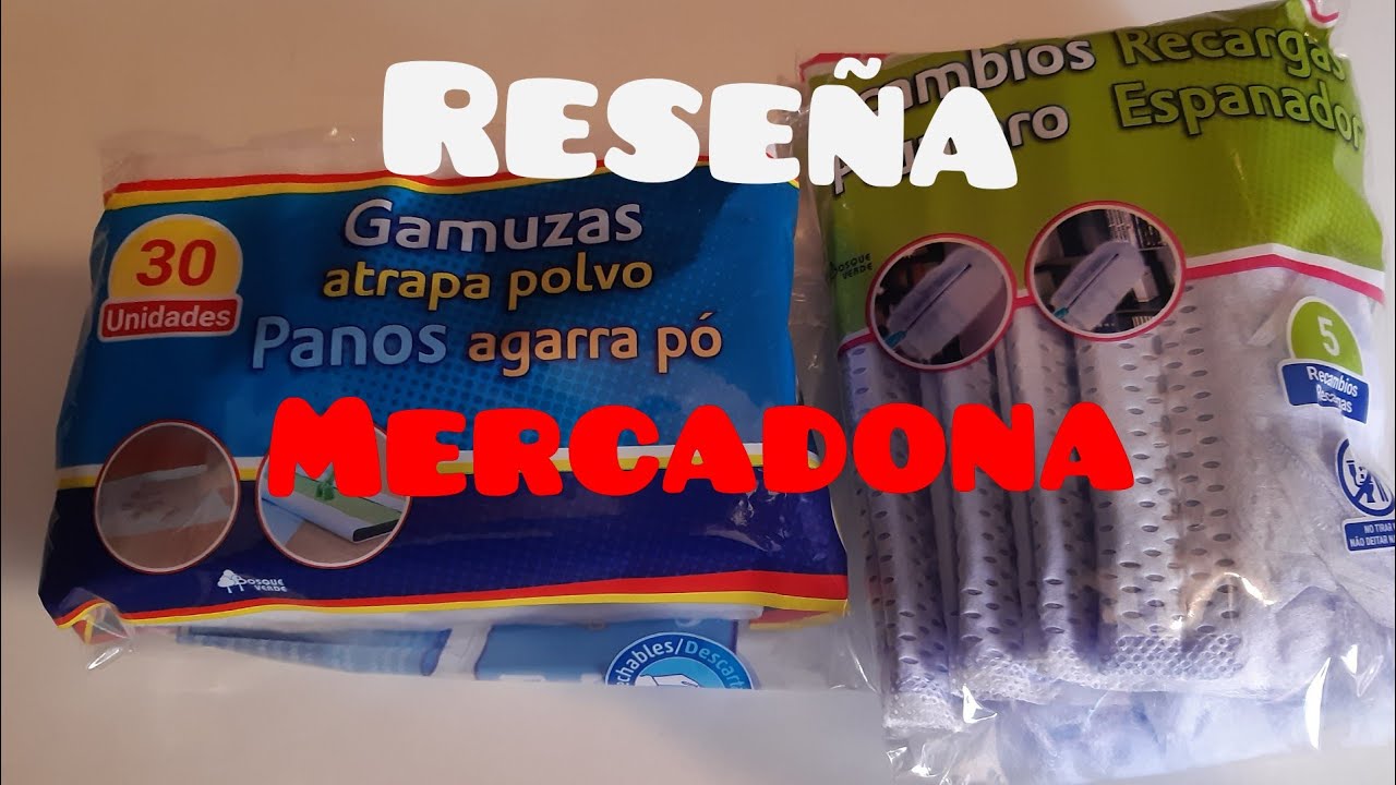 RESEÑA: MOPA Y PLUMERO  PRODUCTOS DE MERCADONA
