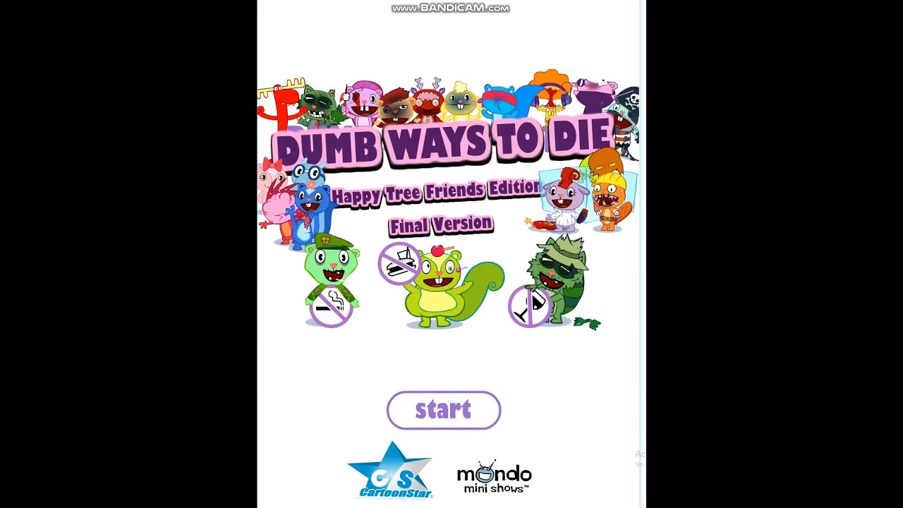 Playing Happy Tree Friends: Dumb Ways To Die