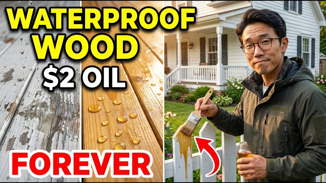 $2 Oil KILLED the Paint Industry — BANNED Since 1934. ANY Wood. WATERPROOF. FOREVER