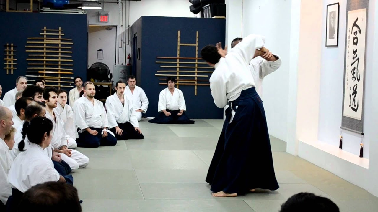 HD - Aikido Shihan Donovan Waite Sensei - 2011 Canada, Toronto - Gyaku Hanmi Katatetori Nikyo