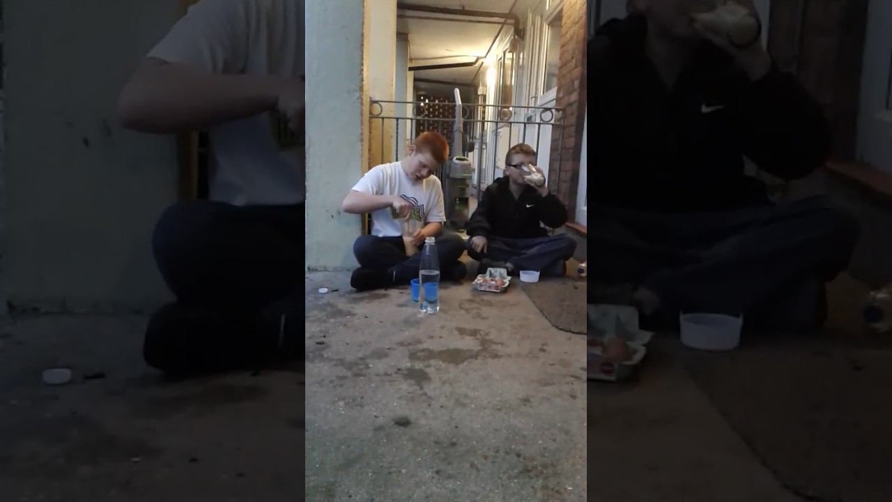 Raw egg challenge part 2 (sick alert)