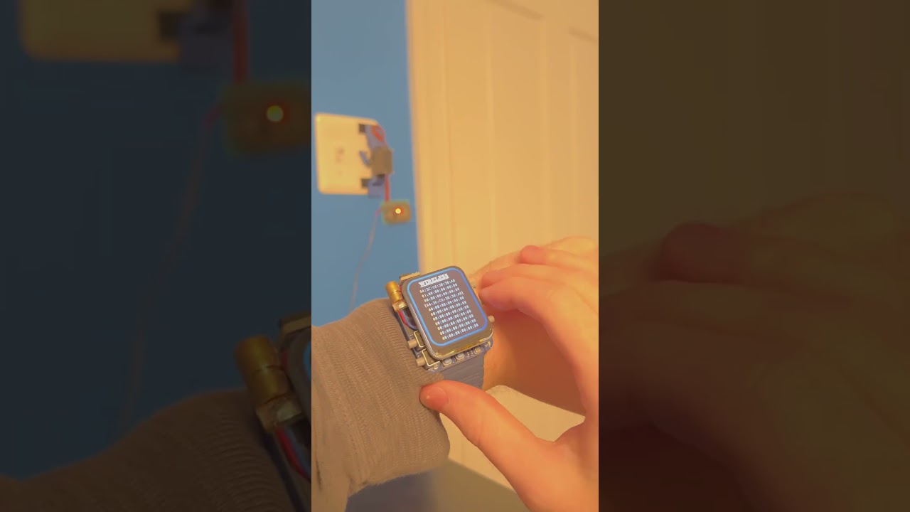 My DIY ESP32 watch can now handle wireless light controls! #diy #gadgets #electrical #engineering