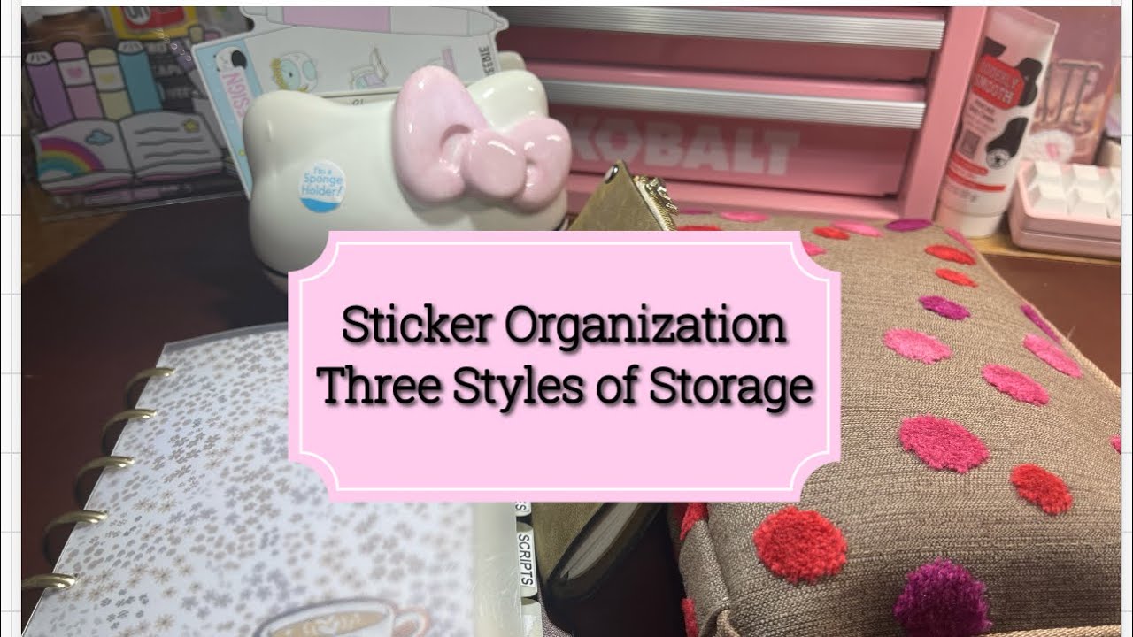 Let&rsquo;s run though how I organize ALL my planner stickers
