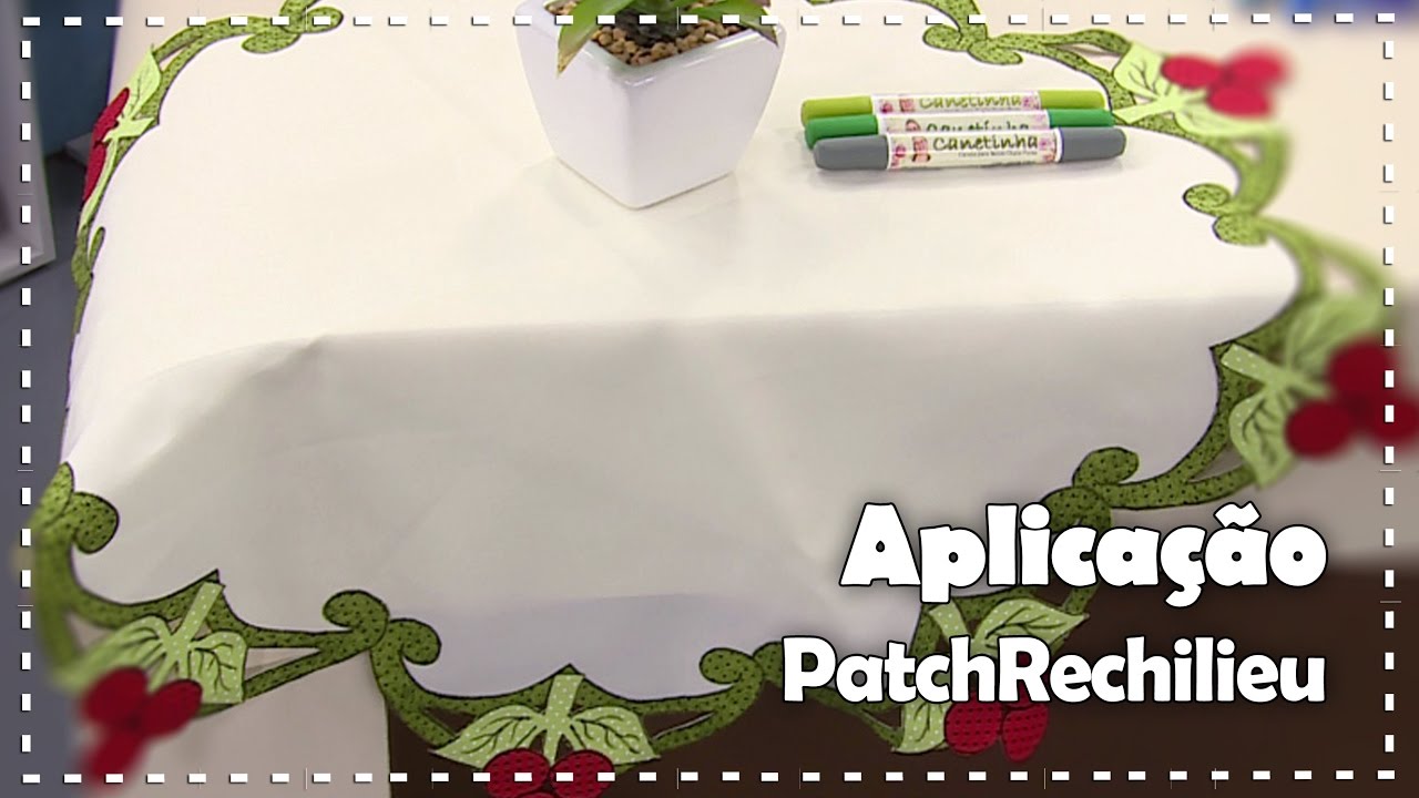 PATCH RECHILIEU CEREJAS com M&aacute;rcia Caires - Programa Arte Brasil - 15/12/2016