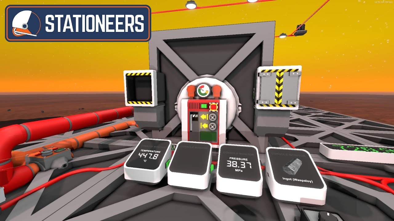 Stationeers Precision furnace build 3 Hardware and done