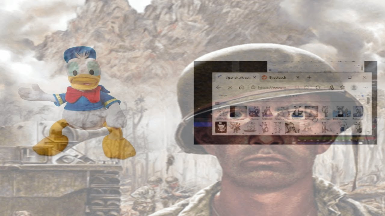 Getting PTSD while doing my Donald Duck impression