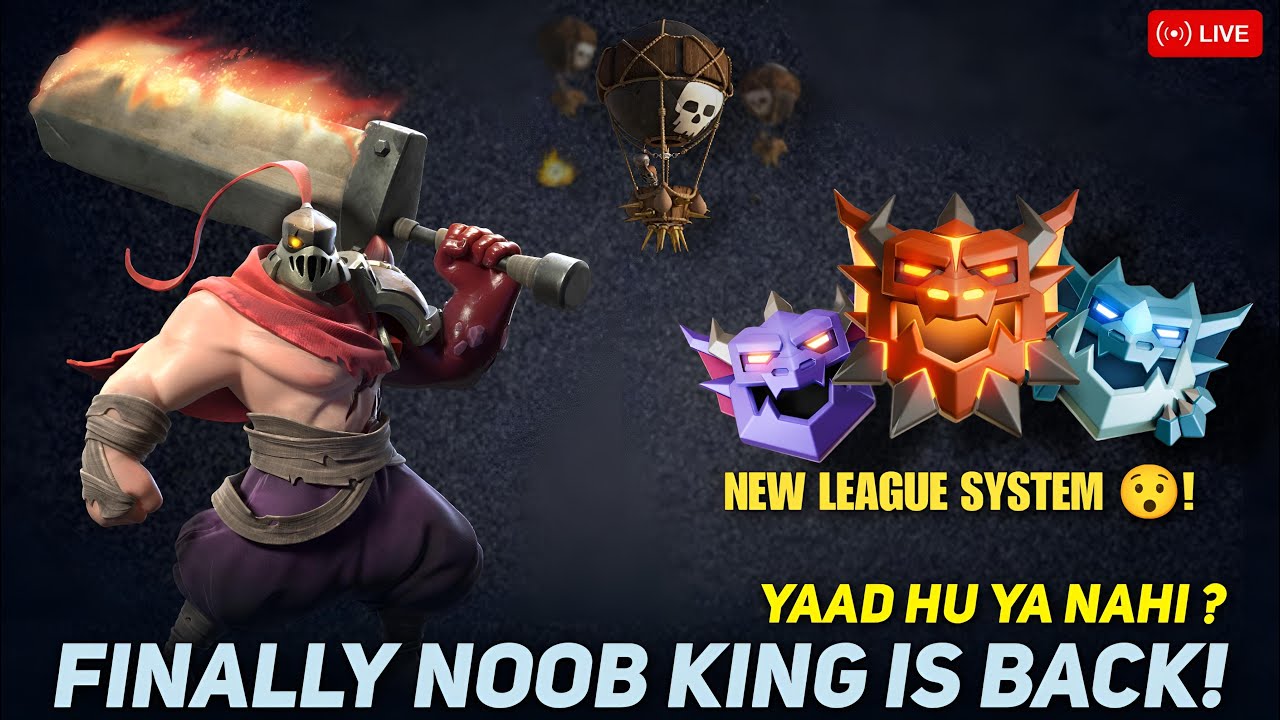 LIVE | War Attacks + Base Visit + League Hits + Clan Rush Event Grind | Rusher Gaming