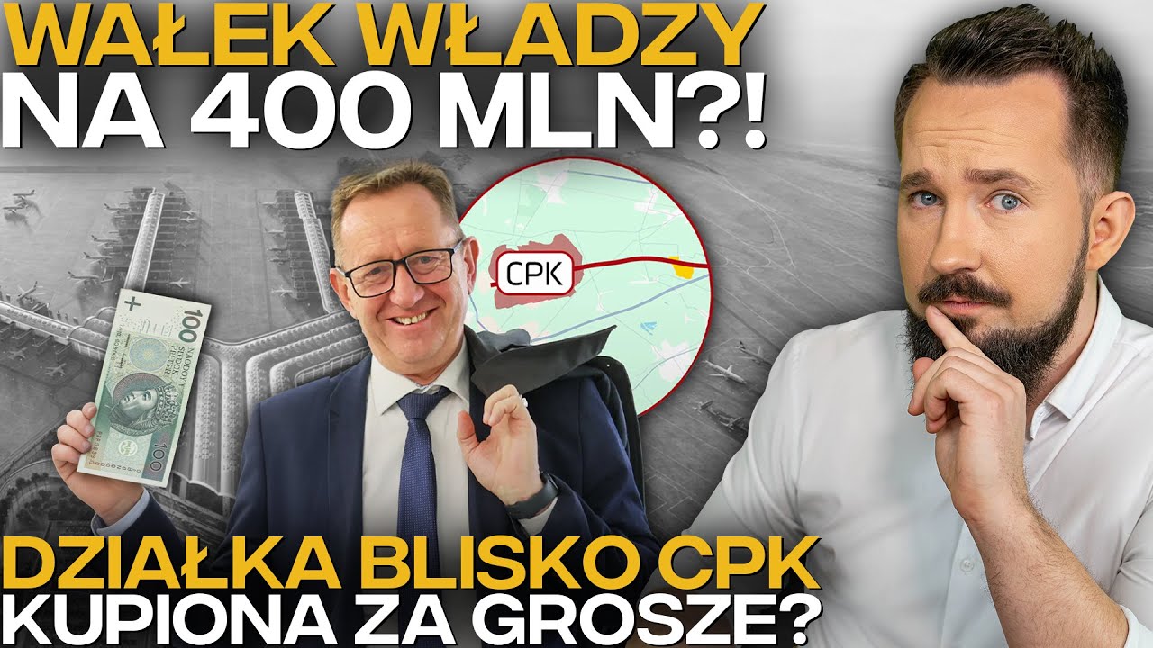 AFERA z DZIAŁKĄ pod CPK za GROSZE, a MILEI WYGRAŁ WYBORY! #BizWeek