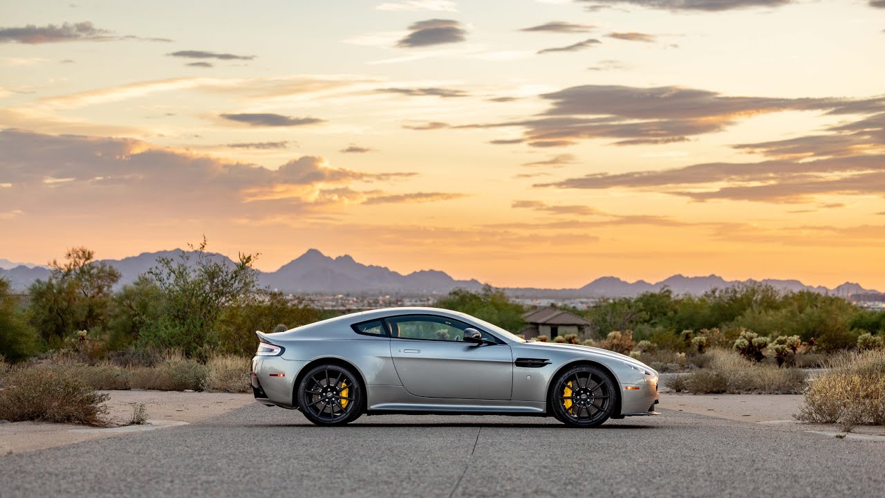 2017 Aston Martin V12 Vantage S '7-Speed': Cold Start and Driving Video
