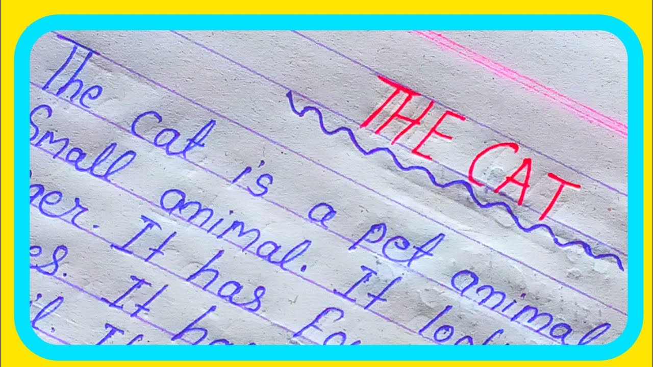 Short Essay on The CAT in English ll The cat Essay for students #cat  #viral #youtube #trending