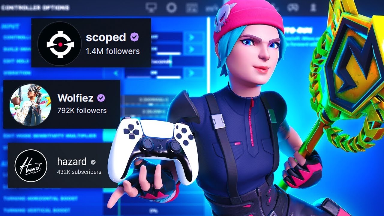 Trying The BEST Pro Controller Players Settings in Chapter 3… (ft. Wolfiez, Hazard, and Scoped)