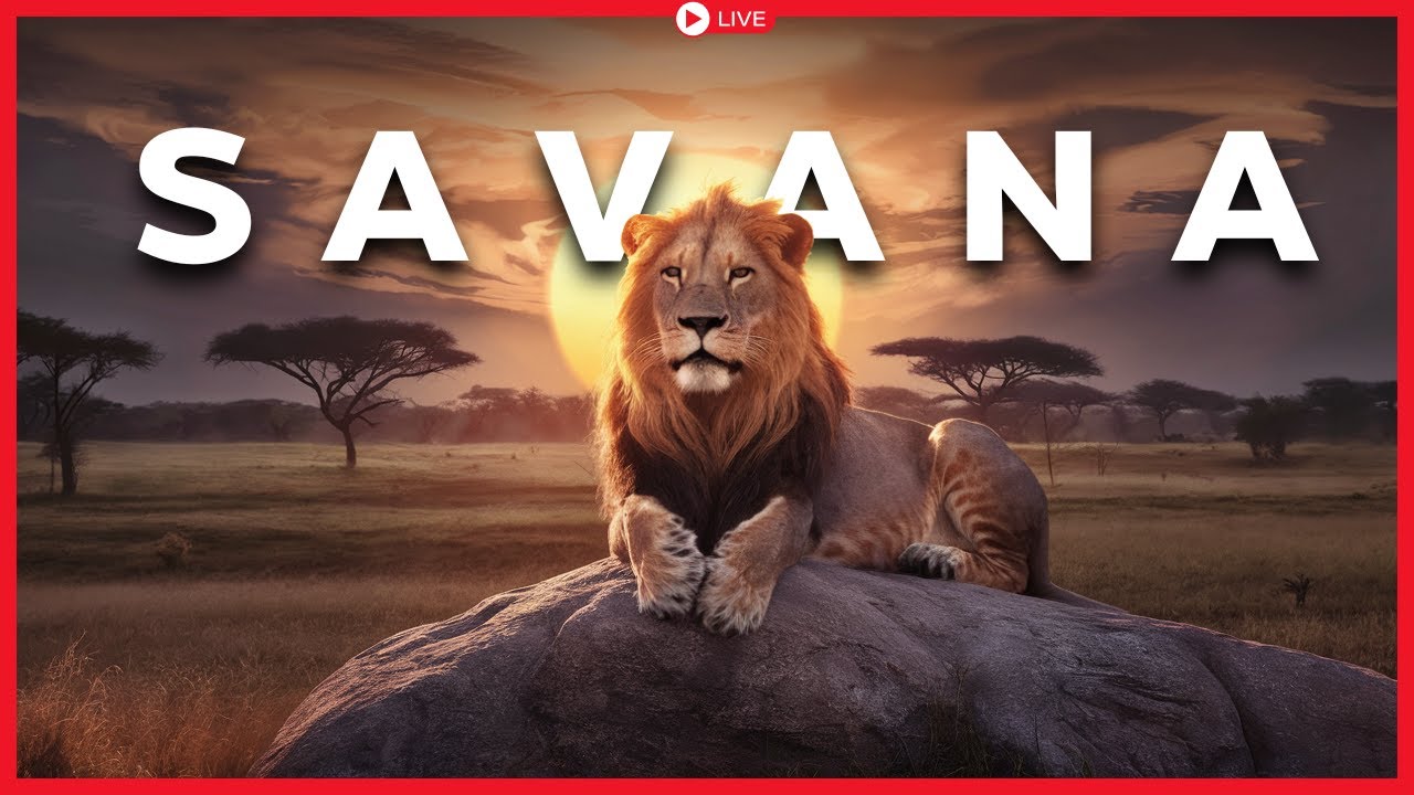 Maratona África Selvagem: Savana e África do Sul [LIVE Documentários]