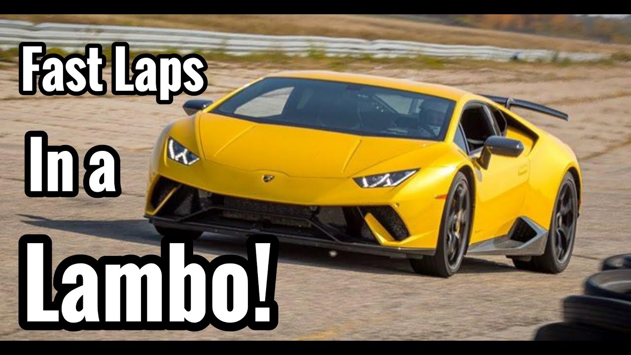 Watch an INSANE Lambo Lap Around Gimli Motorsports Park!