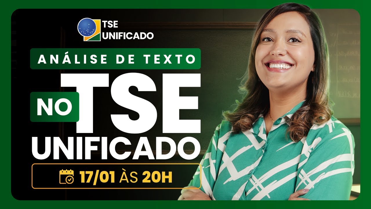TSE Unificado - Análise de Texto no TSE Unificado | Profª Susana Brito