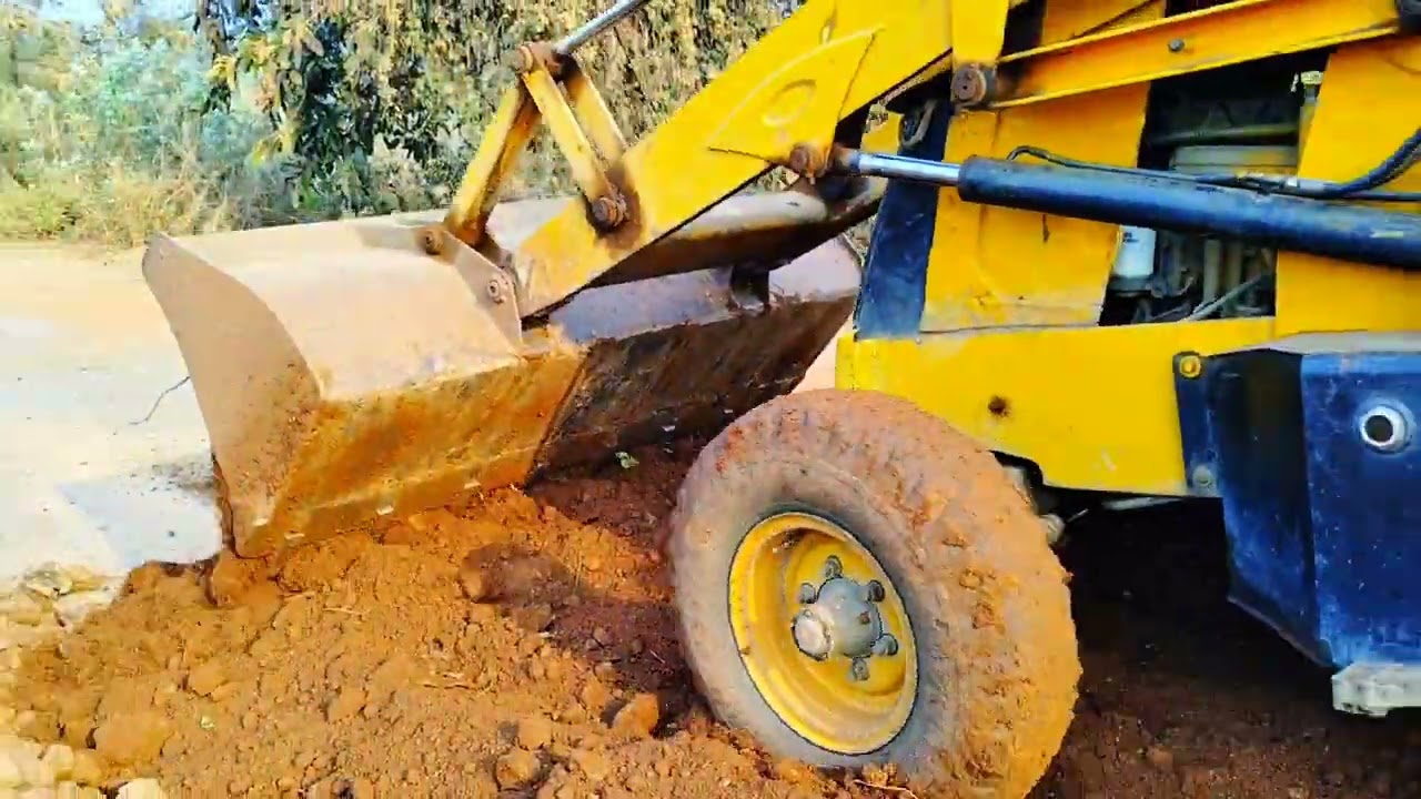 Road Construction Mein JCB Ka Powerful Leveling | Full HD Work