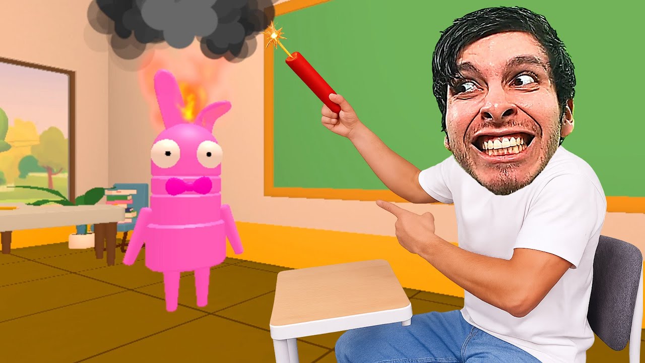 BROMA a LA PROFESORA en LA ESCUELA SPRUNKI !!