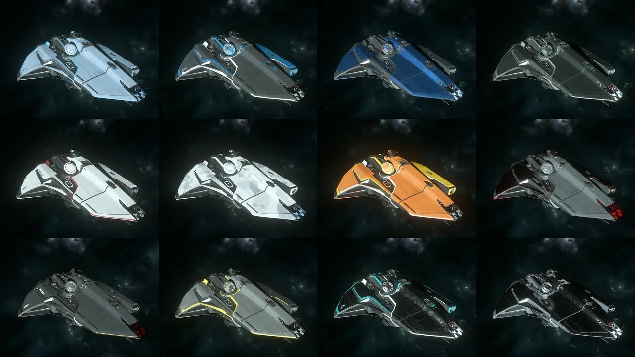 Mercury Star Runner - All 12 Skins - Star Citizen Paint Showcase