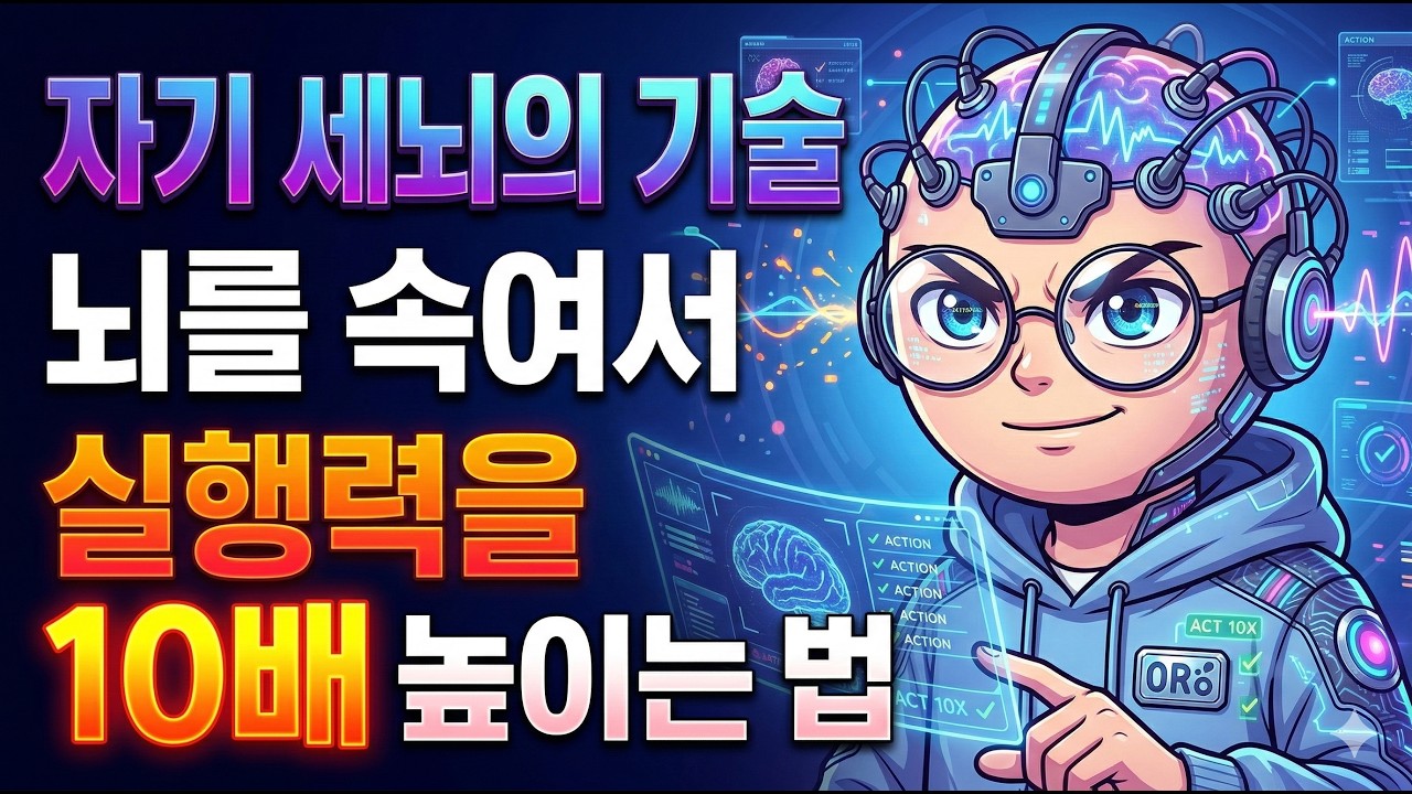 자기 세뇌의 기술: 뇌를 속여서 실행력을 10배 높이는 법