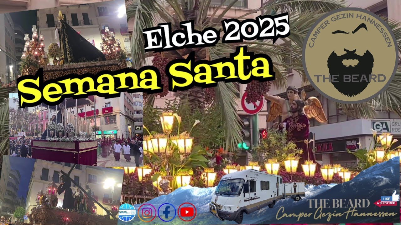 #28 SEMANA SANTA ELCHE 2025 | De Heilige Week voor Pasen | WONEN EN WERKEN VANUIT DE CAMPER