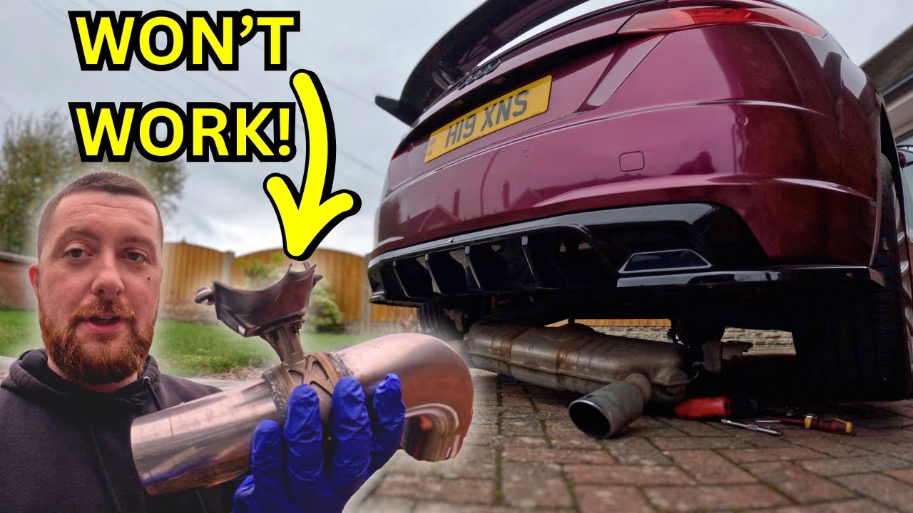 FITTING A NON-RESONATED CATBACK EXHAUST TO MY MK3 AUDI TT