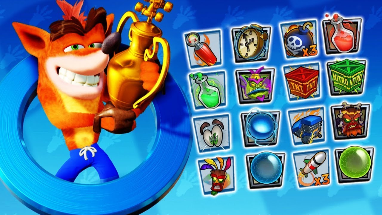 Crash Team Racing Nitro-Fueled - All Items