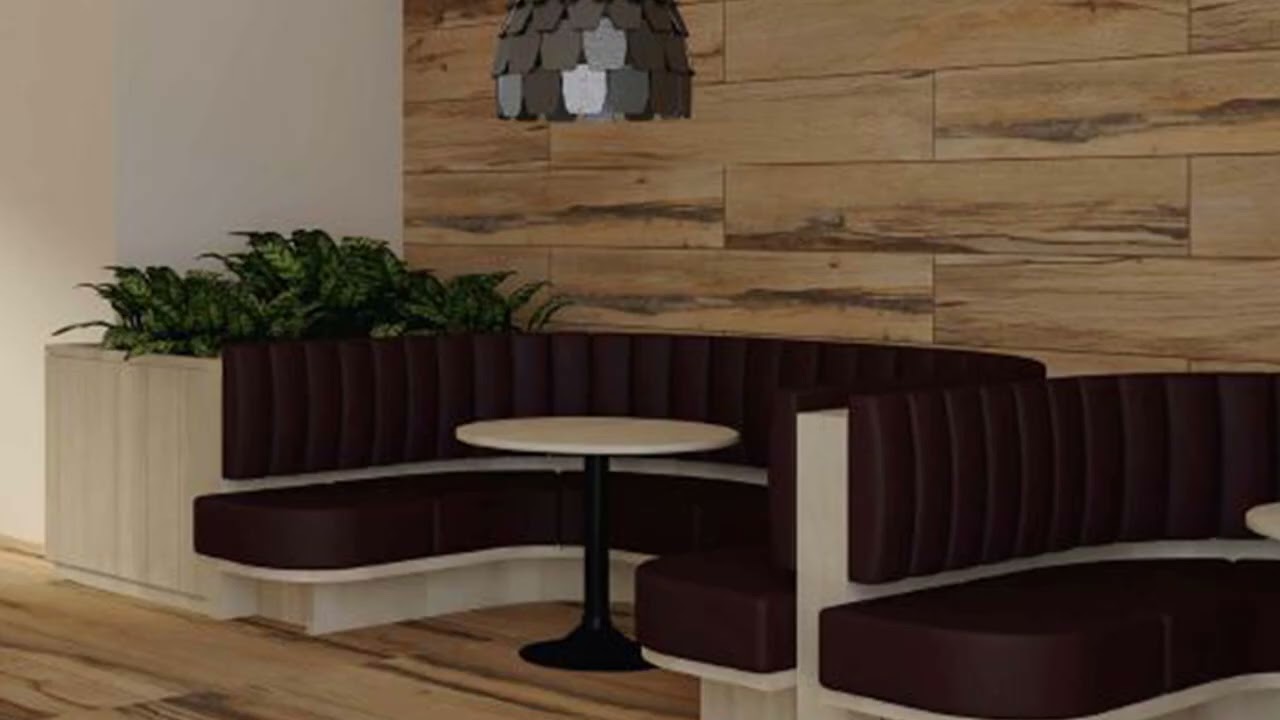 Rich Brown Porcelain Kitchen Floor Tiles