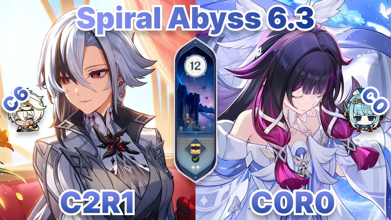 Arlecchino Bennett & Columbina Ineffa | Spiral Abyss 6.3 | Genshin Impact 6.3