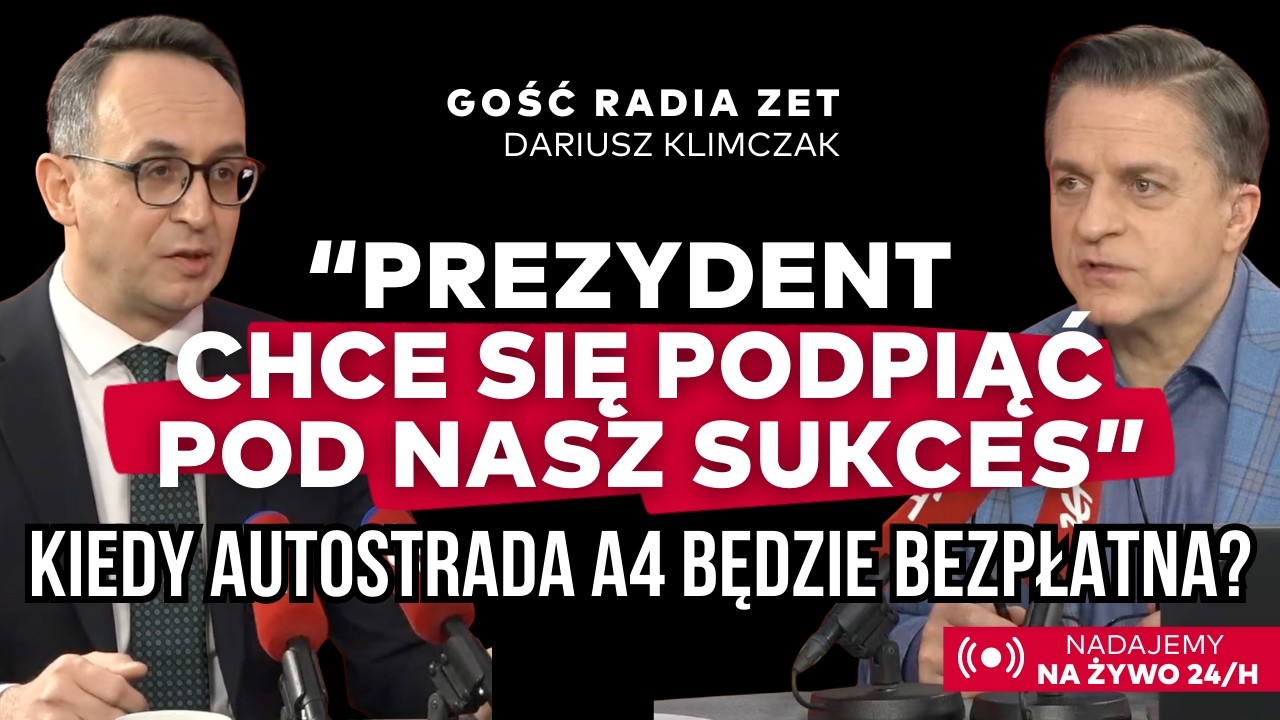 Gość Radia ZET - Dariusz Klimczak