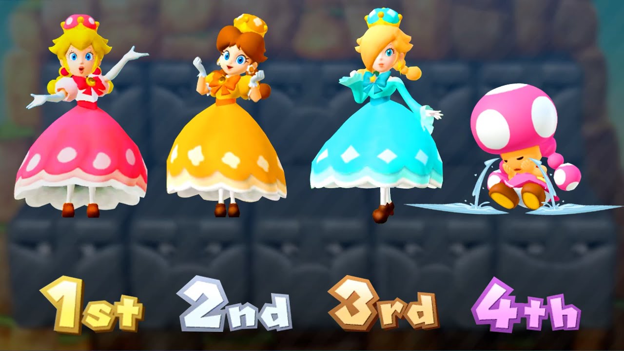 【マリオパーティ10】プリンセス対決！ピーチ姫  Vs デイジー姫 Vs ロゼッタ Vs トアデット (CPU最強 たつじん)