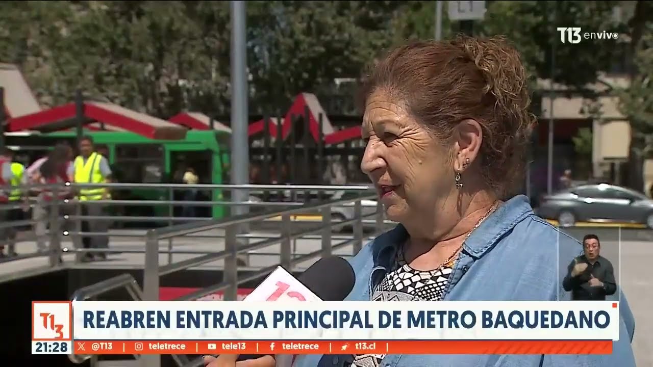 Así luce metro Baquedano tras reapertura