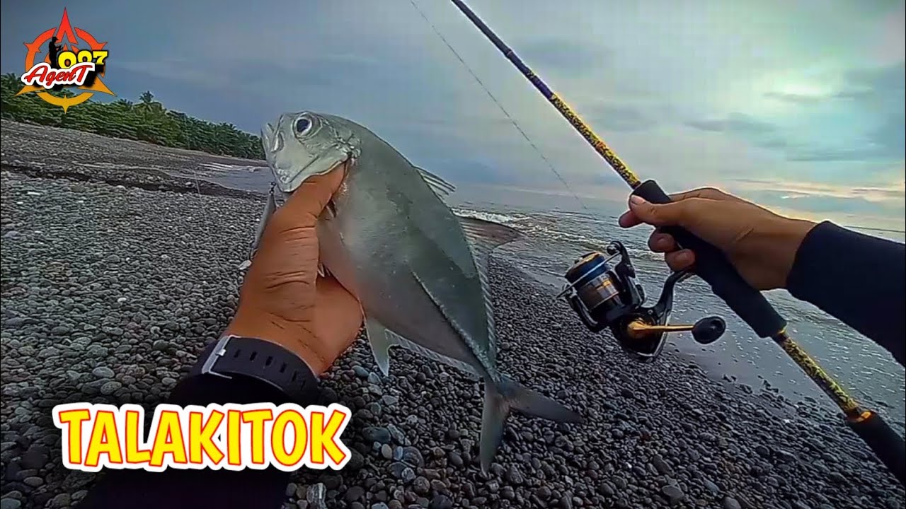 Talakitok sa malabong tubig | shore casting philippines | ultralight fishing