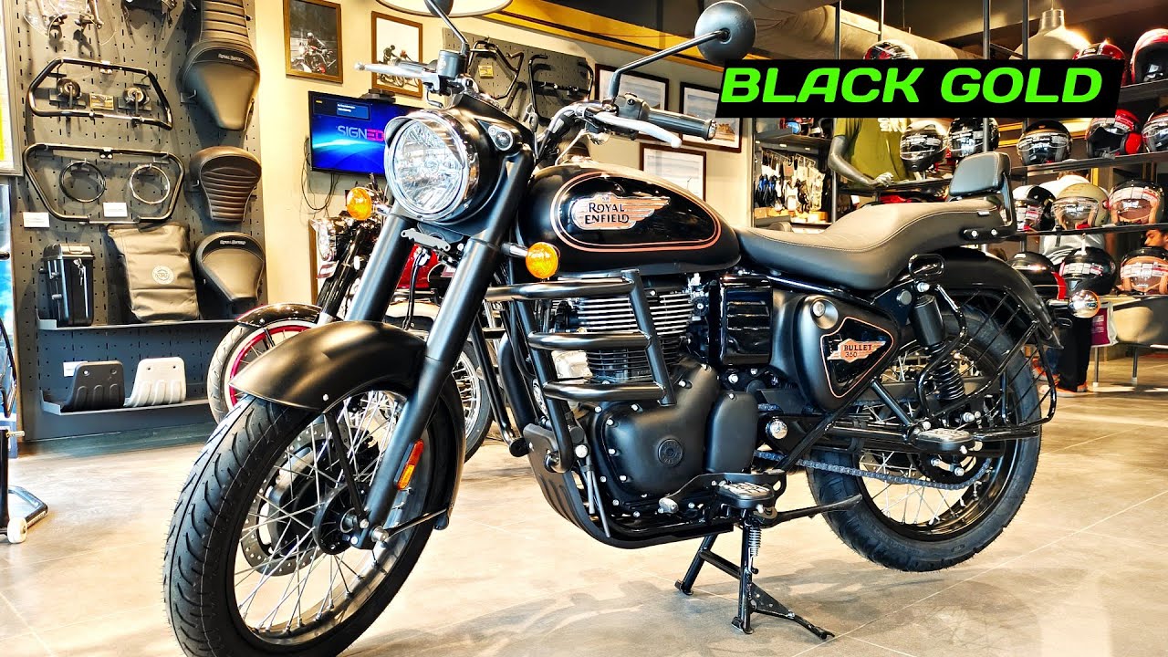 Yeh Hai 2025 Royal Enfield Bullet 350 OBD-2B Black Gold Detail Walkaround Review ⭕‼️⭕|| @LocalAbroad