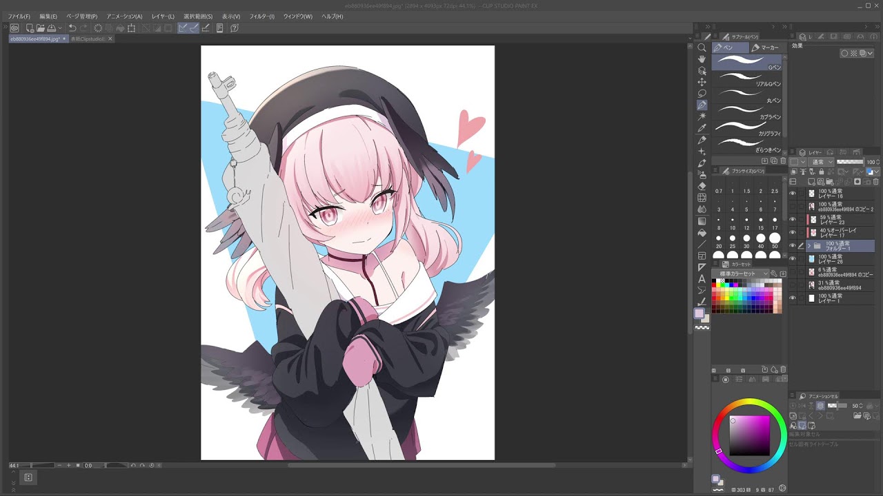夜のお絵描き＆質疑応答配信20240117