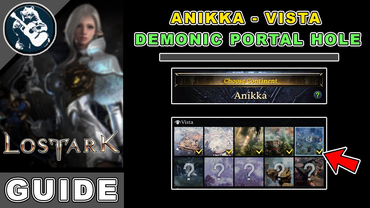 Demonic Portal Hole Vista Location in Lost Ark | Anikka Locations Guide