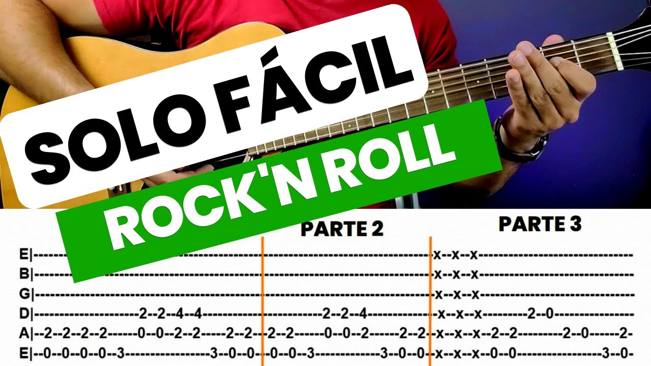Como Tocar  Solo (RIFF) Fácil No Violão, I Love Rock'N Roll Joana Jet (Aula Para Iniciantes)