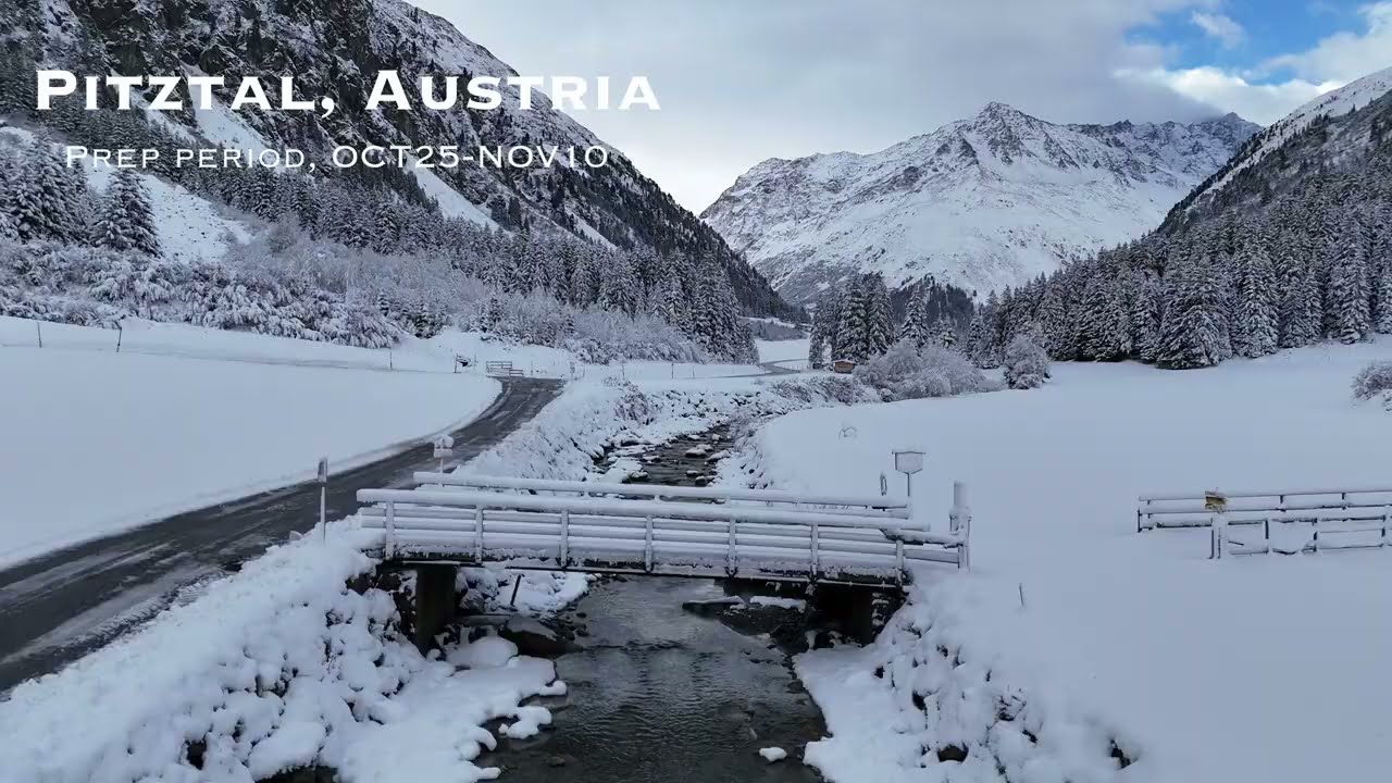 Pitztal - Drone and ski training footage